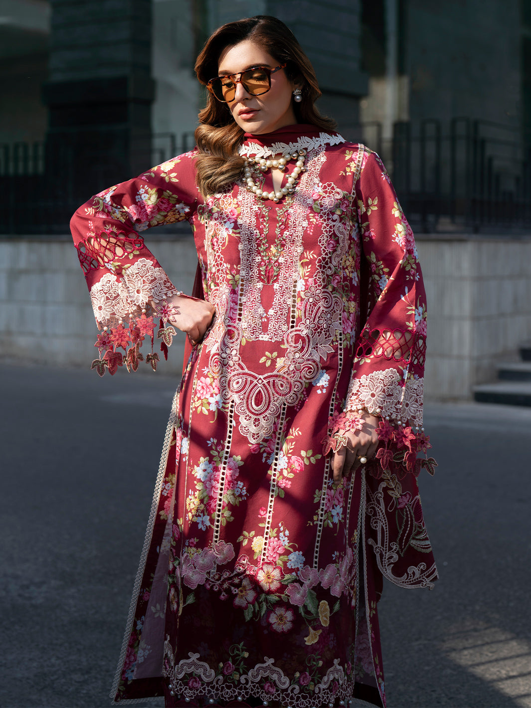 Mahnur | Broadway Luxury Lawn 26 | BW - 011 by Mahnur - Designer Dress - Type : Luxury Dress - Available at Libayah - 100% Original