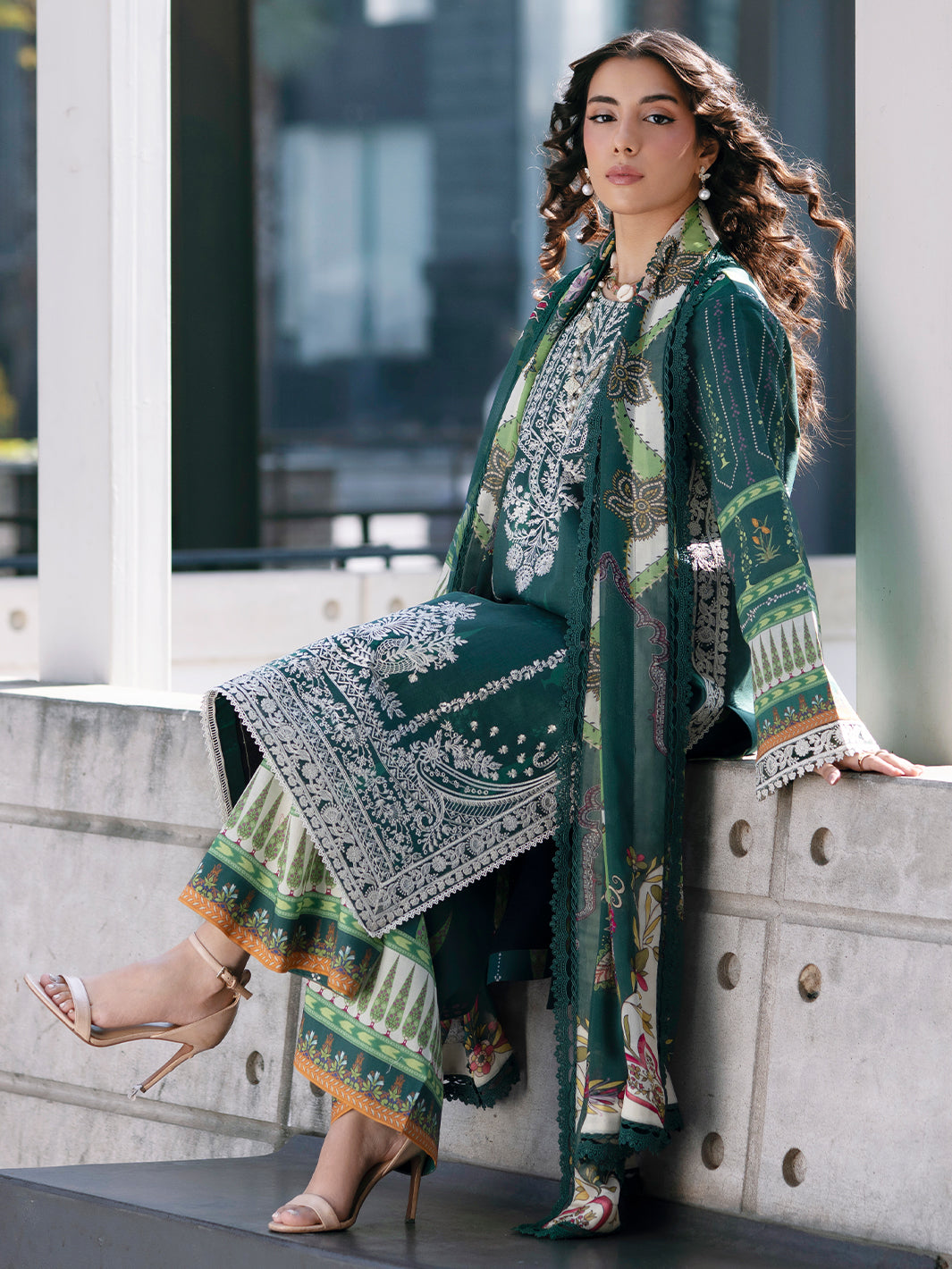 Mahnur | Broadway Luxury Lawn 26 | BW - 012 by Mahnur - Designer Dress - Type : Luxury Dress - Available at Libayah - 100% Original