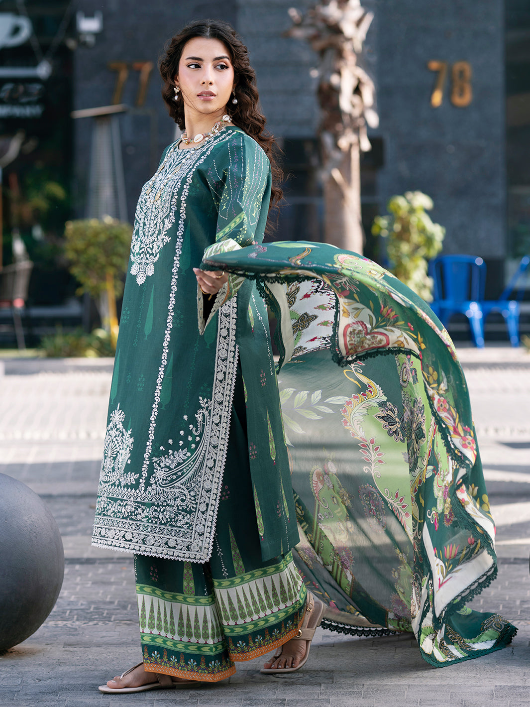 Mahnur | Broadway Luxury Lawn 26 | BW - 012 by Mahnur - Designer Dress - Type : Luxury Dress - Available at Libayah - 100% Original