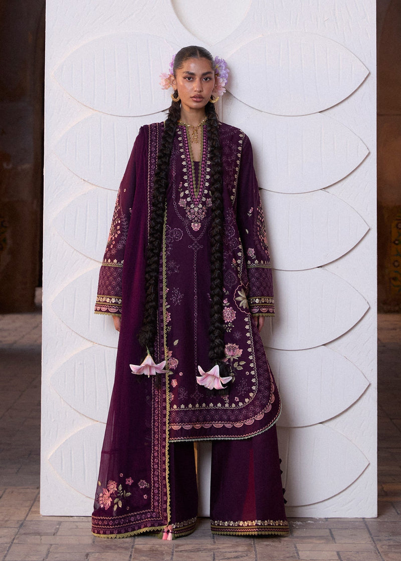 Hussain Rehar | Zan SS26 | Banafsh by Hussain Rehar - Designer Dress  - Type : Ladies Clothes - Available at Libayah - 100% Original 