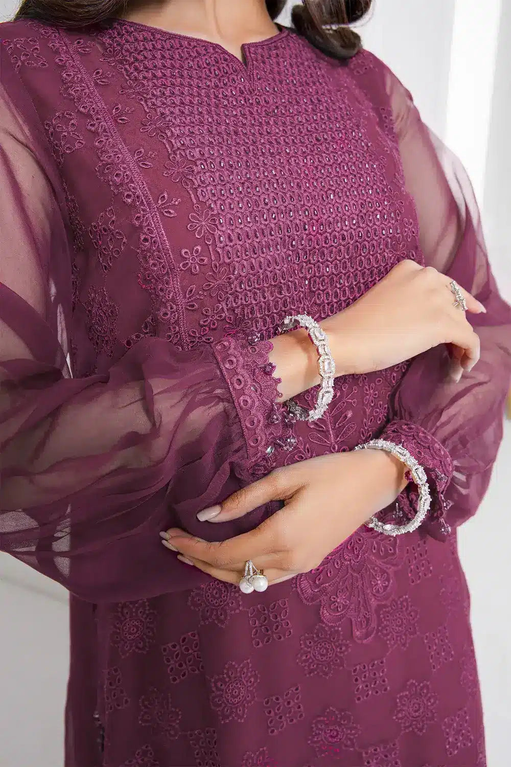 Baroque | Formals Collection | UF-337 by Baroque - Designer Dress - Type: Ladies Clothes - Available at Libayah - 100% Original