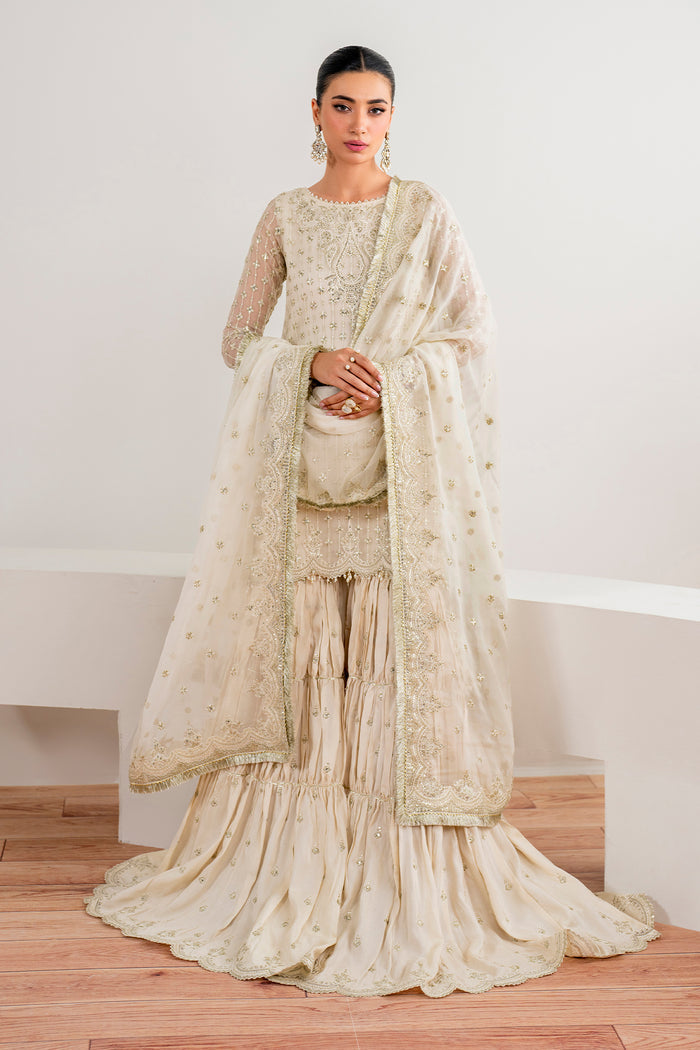 Baroque | Velvet Formals | CHIFFON UF-687 by Baroque - Designer Dress - Type: Ladies Clothes - Available at Libayah - 100% Original