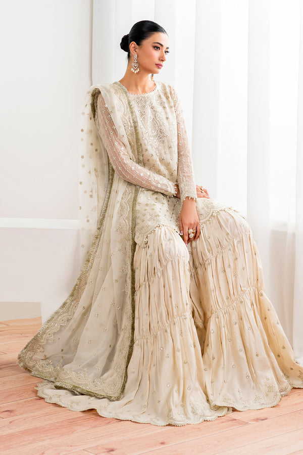 Baroque | Velvet Formals | CHIFFON UF-687 by Baroque - Designer Dress - Type: Ladies Clothes - Available at Libayah - 100% Original