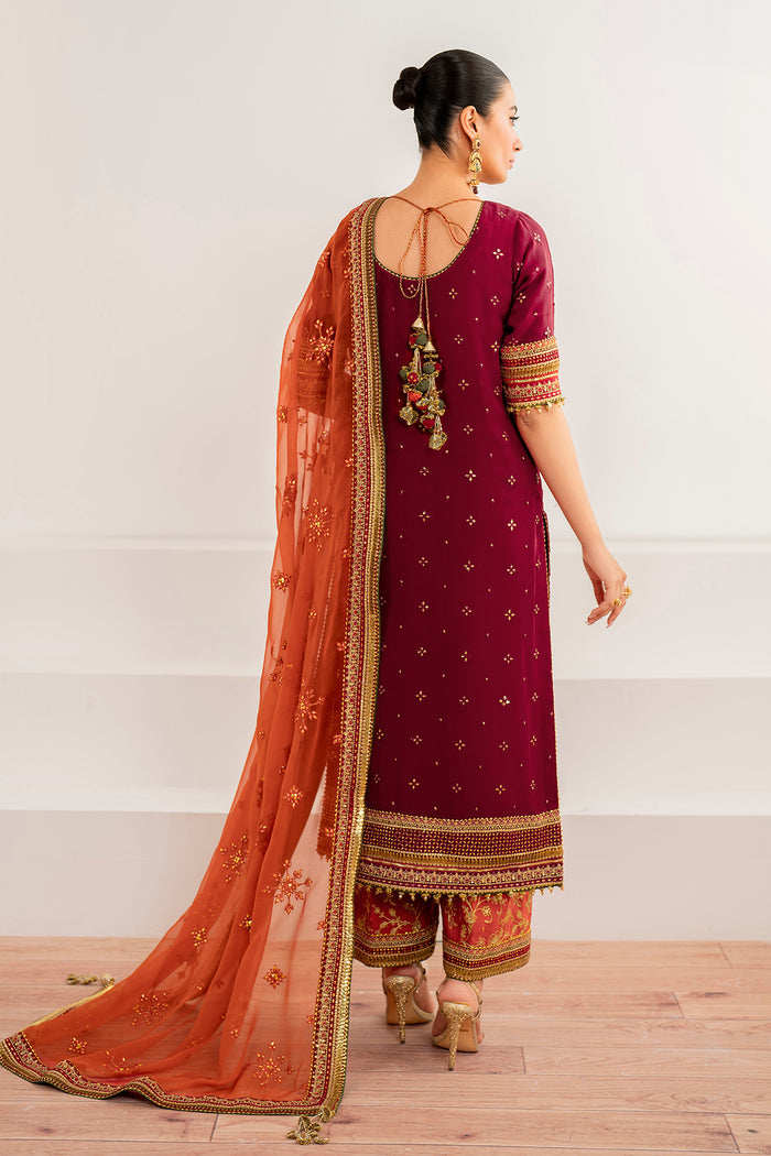 Baroque | Velvet Formals | CHIFFON UF-698 by Baroque - Designer Dress - Type: Ladies Clothes - Available at Libayah - 100% Original