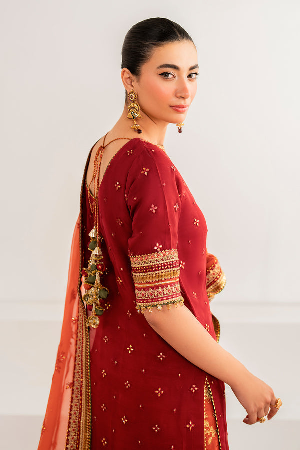 Baroque | Velvet Formals | CHIFFON UF-698 by Baroque - Designer Dress - Type: Ladies Clothes - Available at Libayah - 100% Original