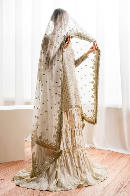 Baroque | Velvet Formals | CHIFFON UF-687 by Baroque - Designer Dress - Type: Ladies Clothes - Available at Libayah - 100% Original