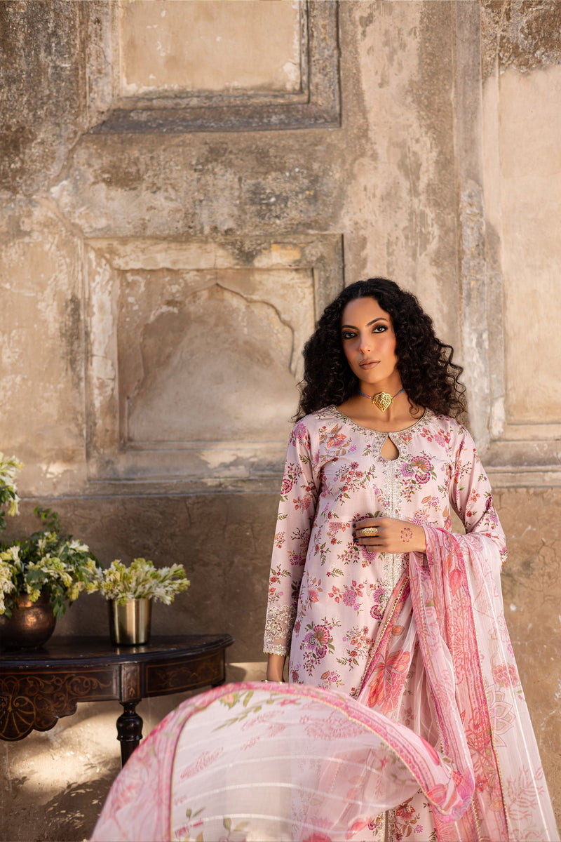 Batik | Chargbagh | Pink Lilly by Batik - Designer Dress - Type: Ladies Clothes - Available at Libayah - 100% Original