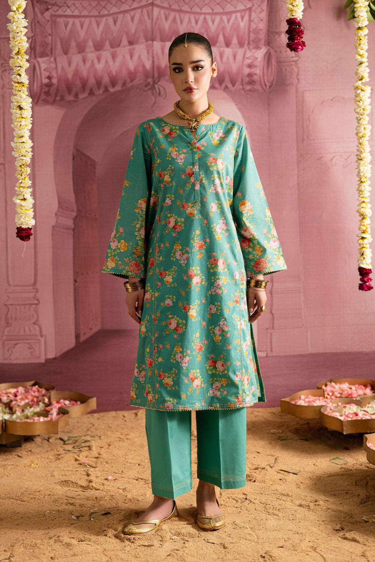 Batik | Chargbagh | Aquamarine by Batik - Designer Dress - Type: Ladies Clothes - Available at Libayah - 100% Original