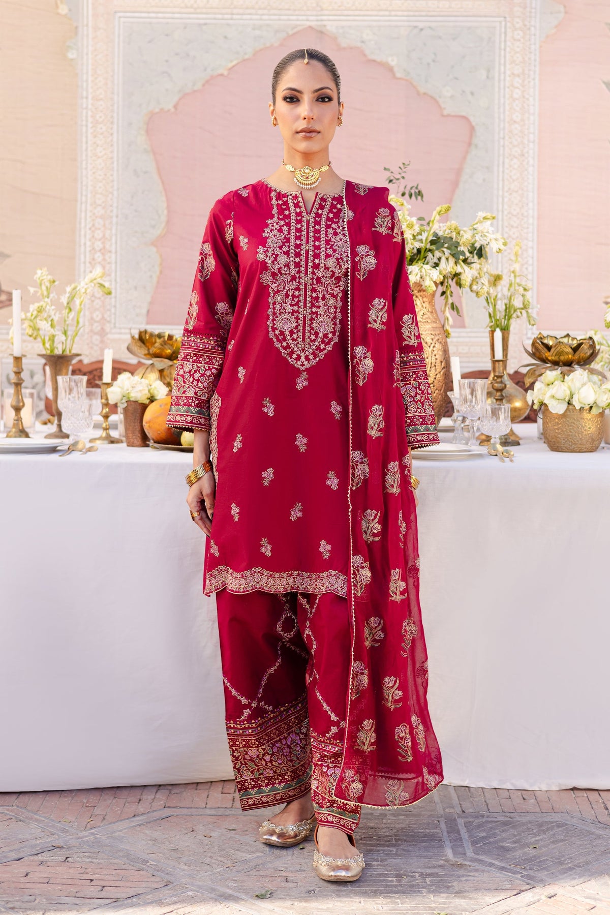 Batik | Chargbagh | Laleh by Batik - Designer Dress - Type: Ladies Clothes - Available at Libayah - 100% Original