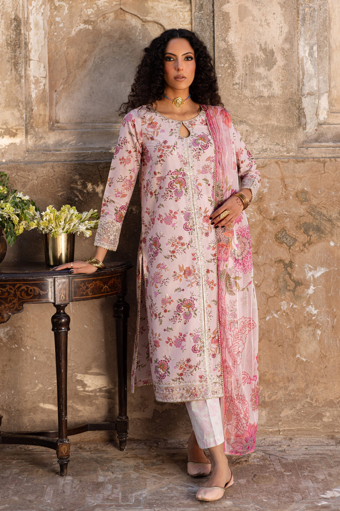 Batik | Chargbagh | Pink Lilly by Batik - Designer Dress - Type: Ladies Clothes - Available at Libayah - 100% Original