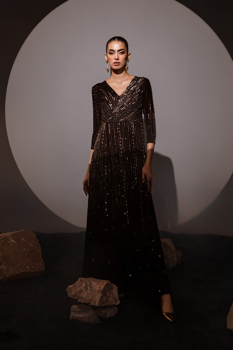 Batik | Desire Formal Dresses | Monore Brown by Batik - Designer Dress - Type: Ladies Clothes - Available at Libayah - 100% Original