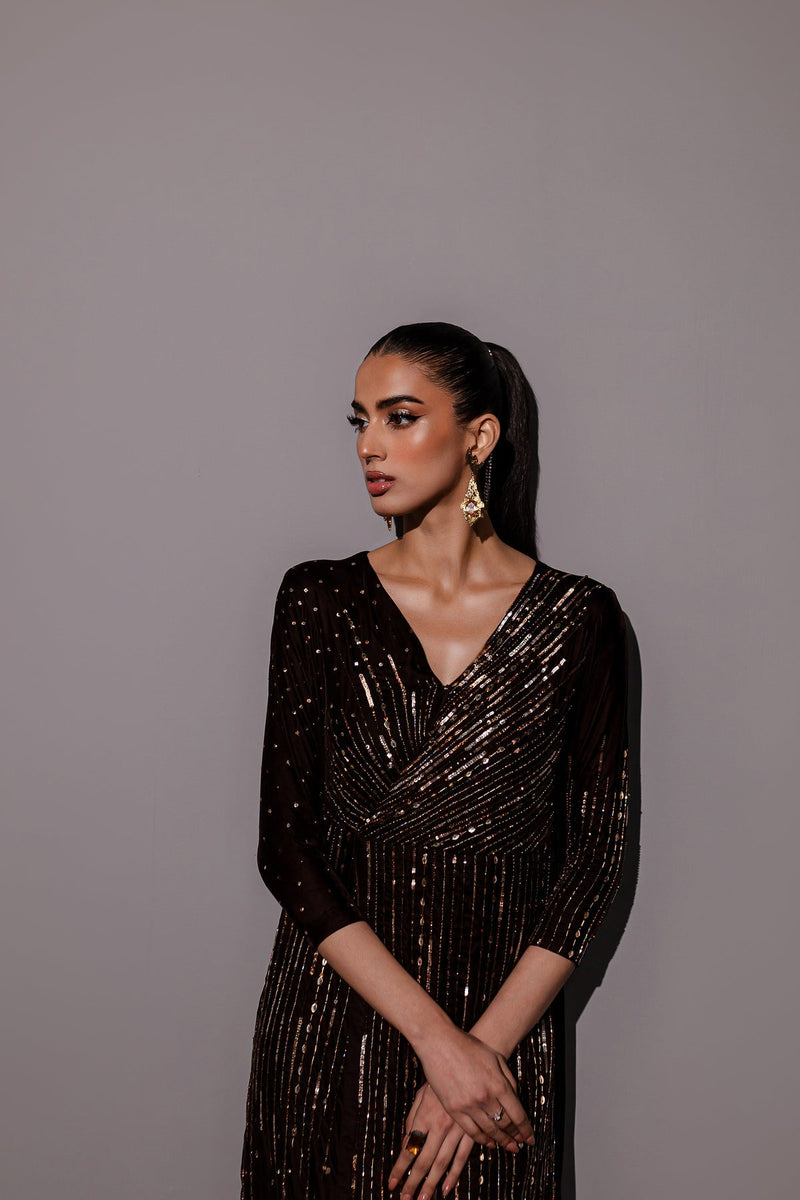 Batik | Desire Formal Dresses | Monore Brown by Batik - Designer Dress - Type: Ladies Clothes - Available at Libayah - 100% Original