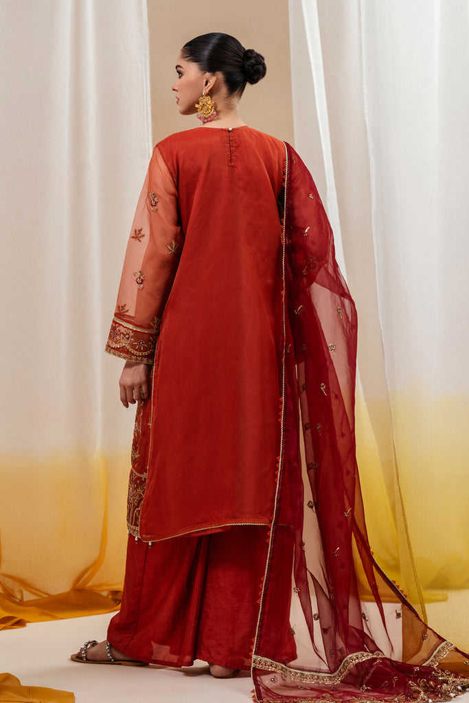 Beechtree | Luxe S 24 | TANGERINE ROUGE by Beechtree - Designer Dress - Type: Ladies Clothes - Available at Libayah - 100% Original