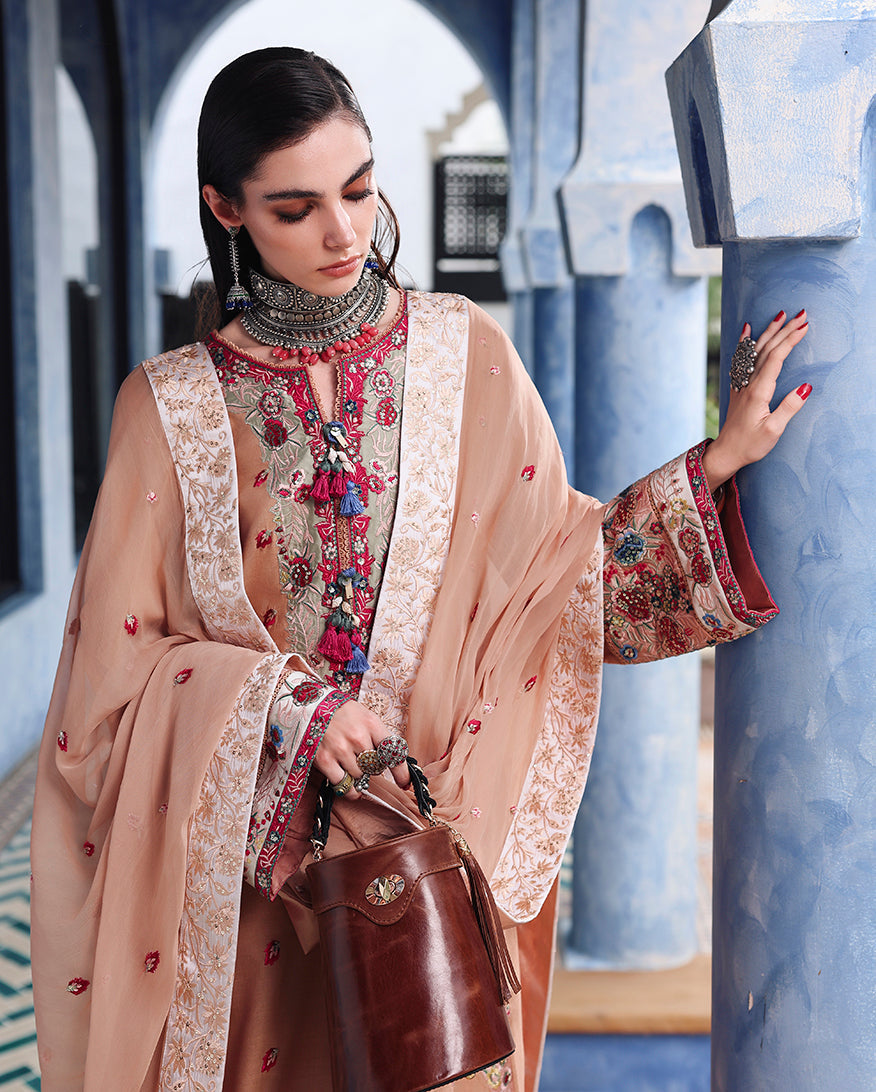 Mushq | Nuvera Rawsilk | Belladona Royale by Mushq - Designer Dress  - Type : Ladies Clothes - Available at Libayah - 100% Original 