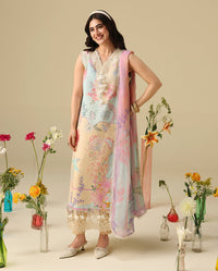 Afrozeh | Basic Pret 26 RTW | NACRE by Afrozeh - Designer Dress  - Type : Ladies Clothes - Available at Libayah - 100% Original 