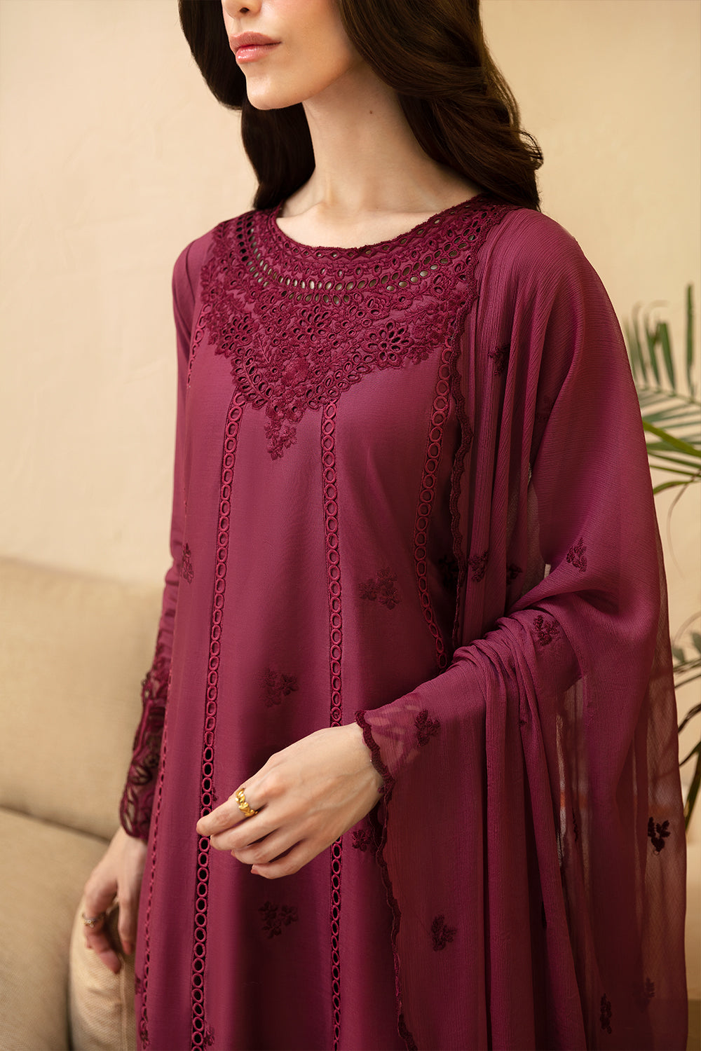 Azure | Luxe Formals | Berry Delight by Azure - Designer Dress - Type: Ladies Clothes - Available at Libayah - 100% Original