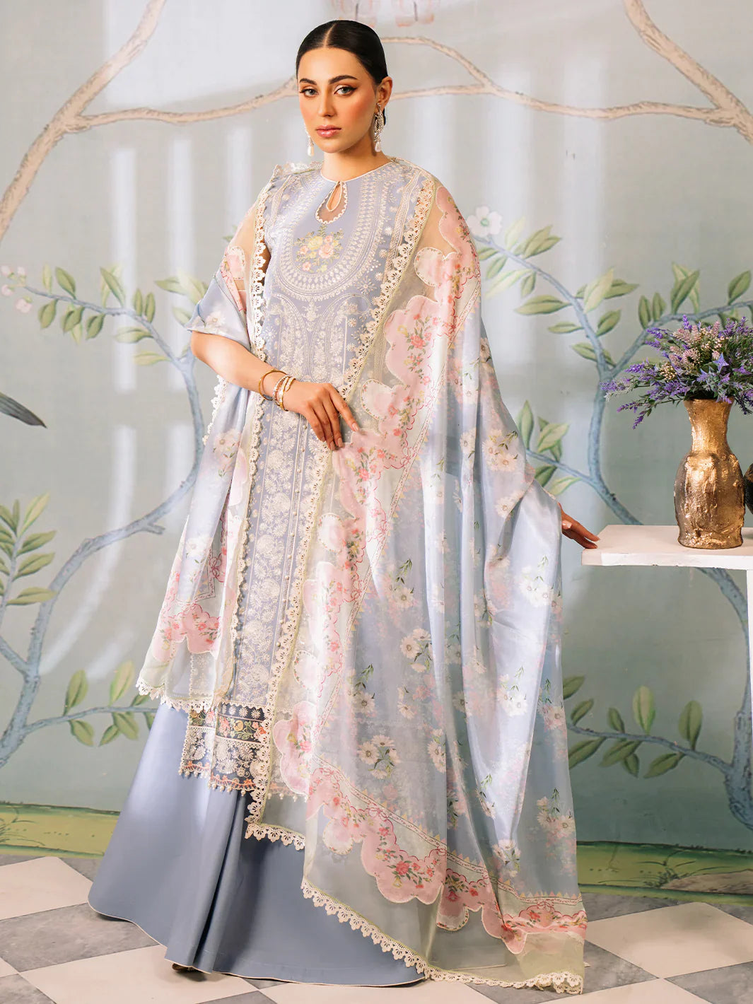 Bin Ilyas | La Hira Spring Summer 24 | 205-B by Bin Ilyas - Designer Dress - Type: Ladies Clothes - Available at Libayah - 100% Original