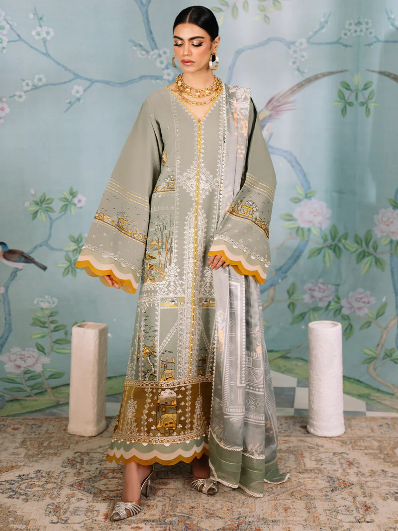 Bin Ilyas | La Hira Spring Summer 24 | 206-A by Bin Ilyas - Designer Dress - Type: Ladies Clothes - Available at Libayah - 100% Original