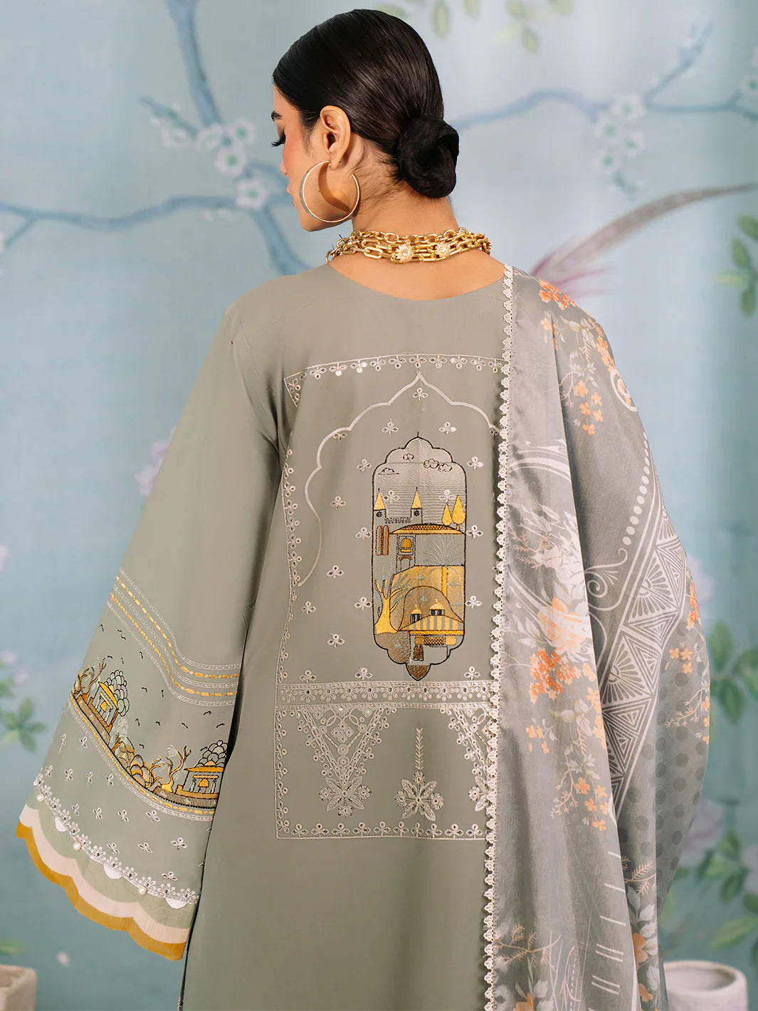 Bin Ilyas | La Hira Spring Summer 24 | 206-A by Bin Ilyas - Designer Dress - Type: Ladies Clothes - Available at Libayah - 100% Original