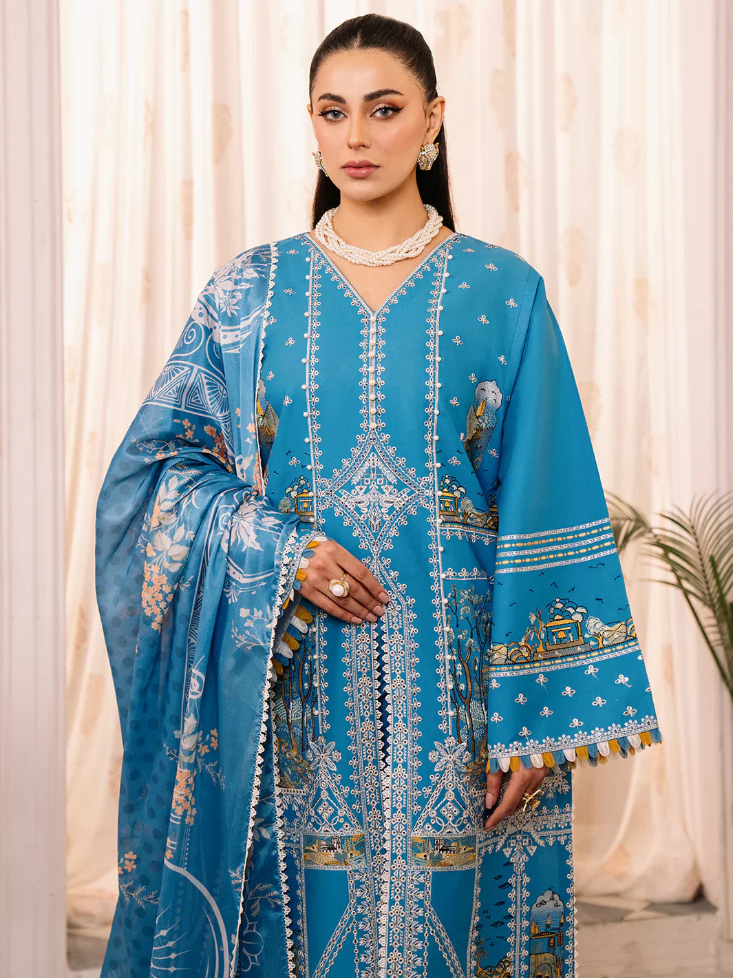 Bin Ilyas | La Hira Spring Summer 24 | 206-B by Bin Ilyas - Designer Dress - Type: Ladies Clothes - Available at Libayah - 100% Original