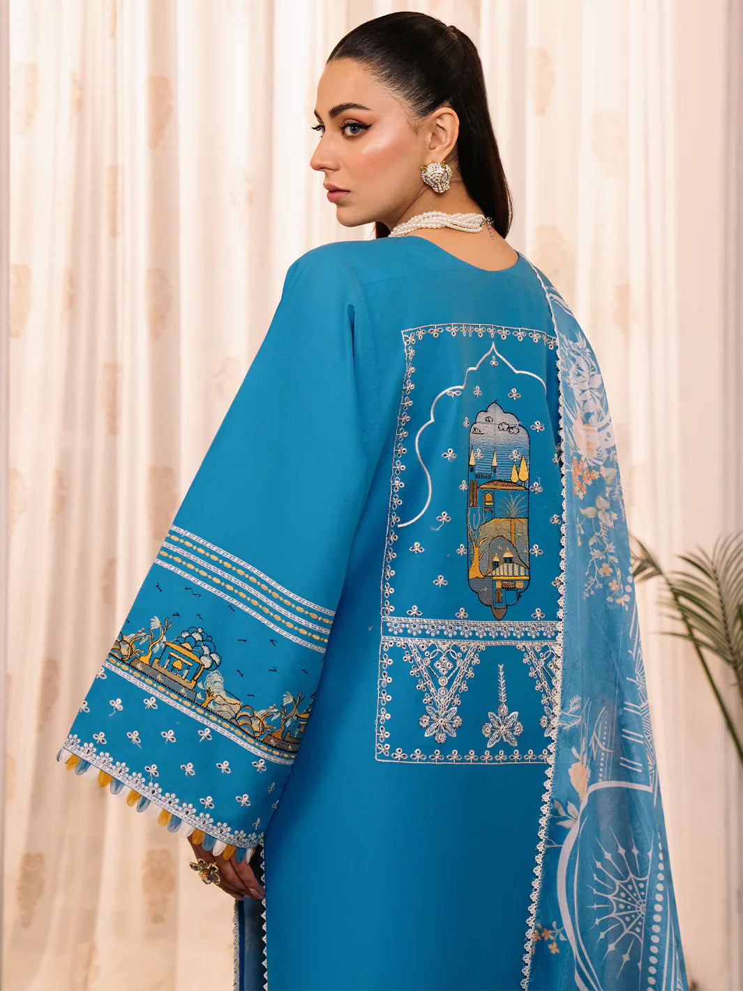 Bin Ilyas | La Hira Spring Summer 24 | 206-B by Bin Ilyas - Designer Dress - Type: Ladies Clothes - Available at Libayah - 100% Original