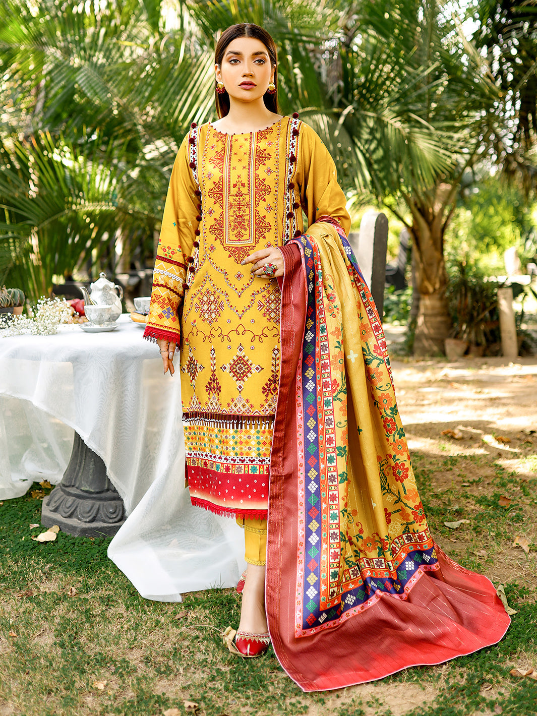 Bin Ilyas | Maya Jahan Winter 24 |  763 A by Bin Ilyas - Designer Dress - Type: Ladies Clothes - Available at Libayah - 100% Original