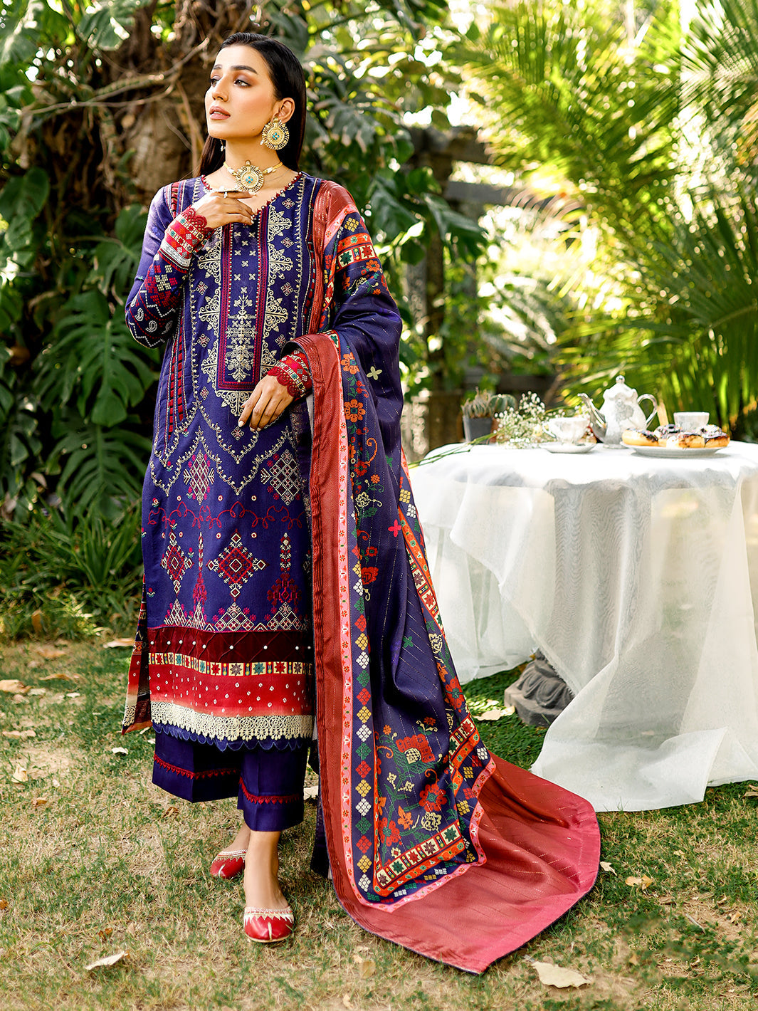 Bin Ilyas | Maya Jahan Winter 24 |  763 B by Bin Ilyas - Designer Dress - Type: Ladies Clothes - Available at Libayah - 100% Original