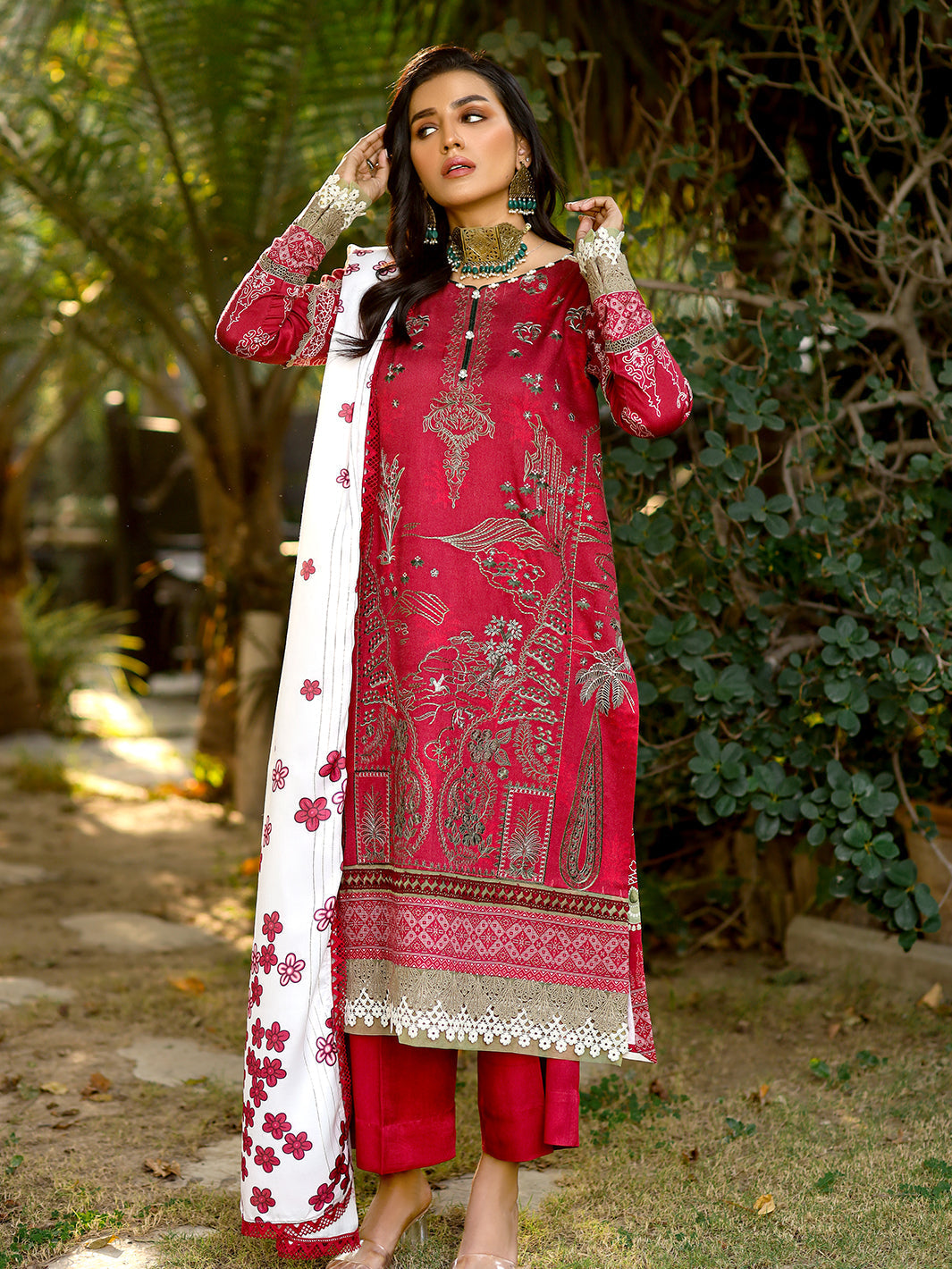 Bin Ilyas | Maya Jahan Winter 24 |  766 B by Bin Ilyas - Designer Dress - Type: Ladies Clothes - Available at Libayah - 100% Original