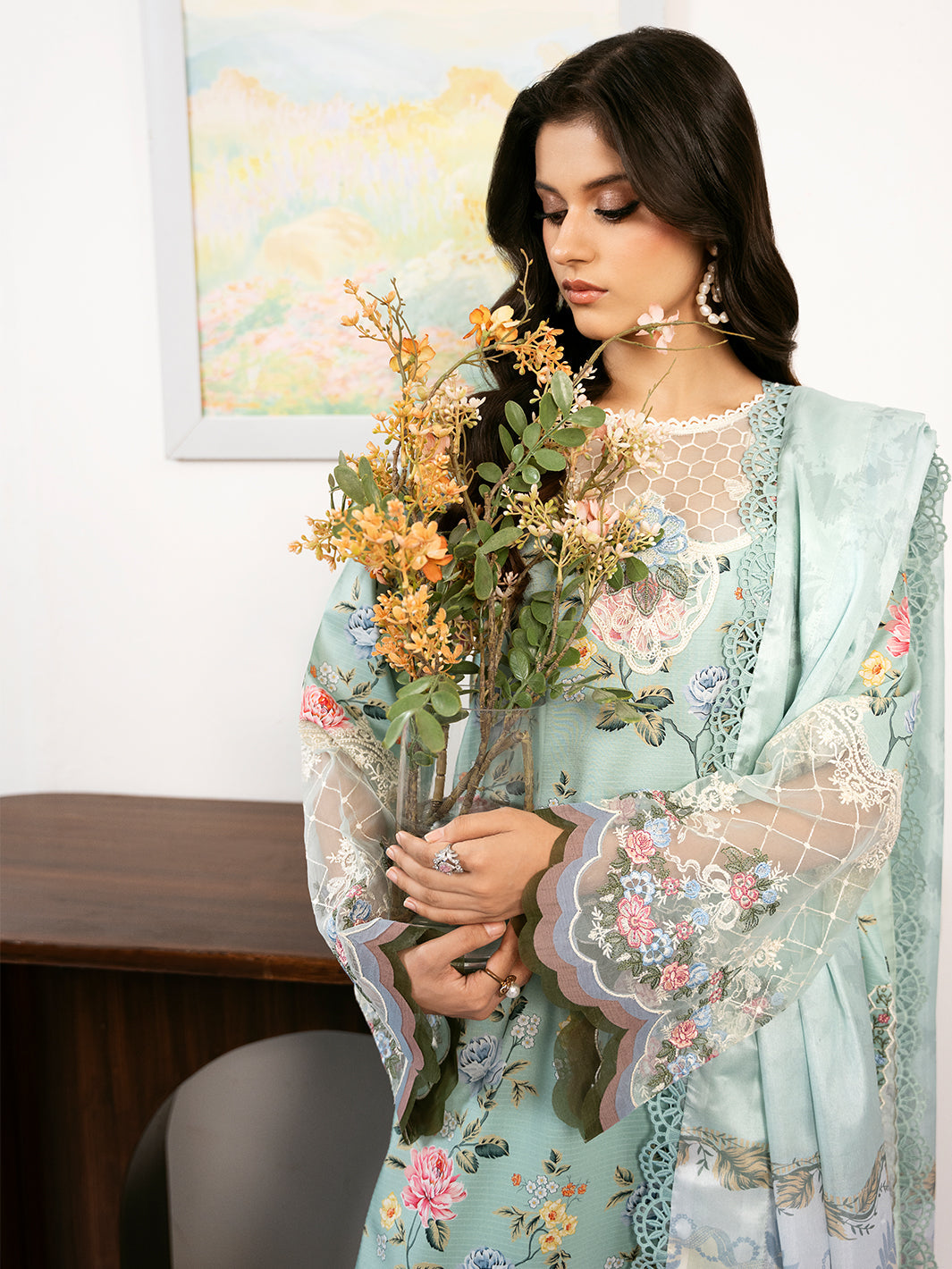 Bin Ilyas | Noura Viscose 24 | 71-A by Bin Ilyas - Designer Dress - Type: Ladies Clothes - Available at Libayah - 100% Original