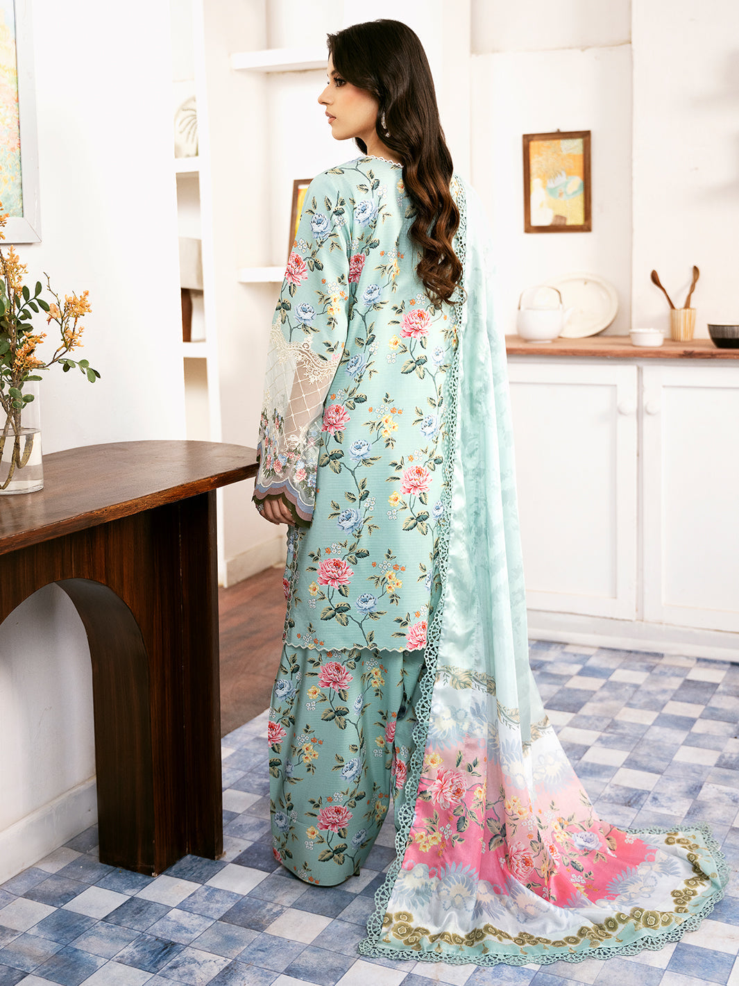 Bin Ilyas | Noura Viscose 24 | 71-A by Bin Ilyas - Designer Dress - Type: Ladies Clothes - Available at Libayah - 100% Original