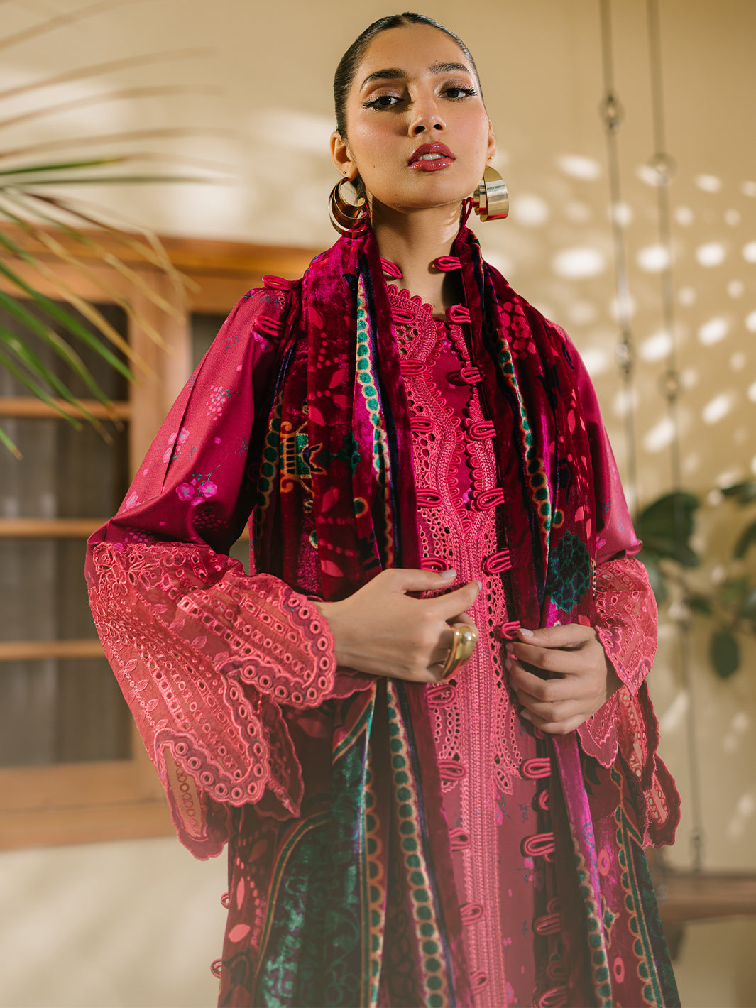 Bin Ilyas | Olivia Embroidered Winter 24 |  527 - A by Bin Ilyas - Designer Dress - Type: Ladies Clothes - Available at Libayah - 100% Original