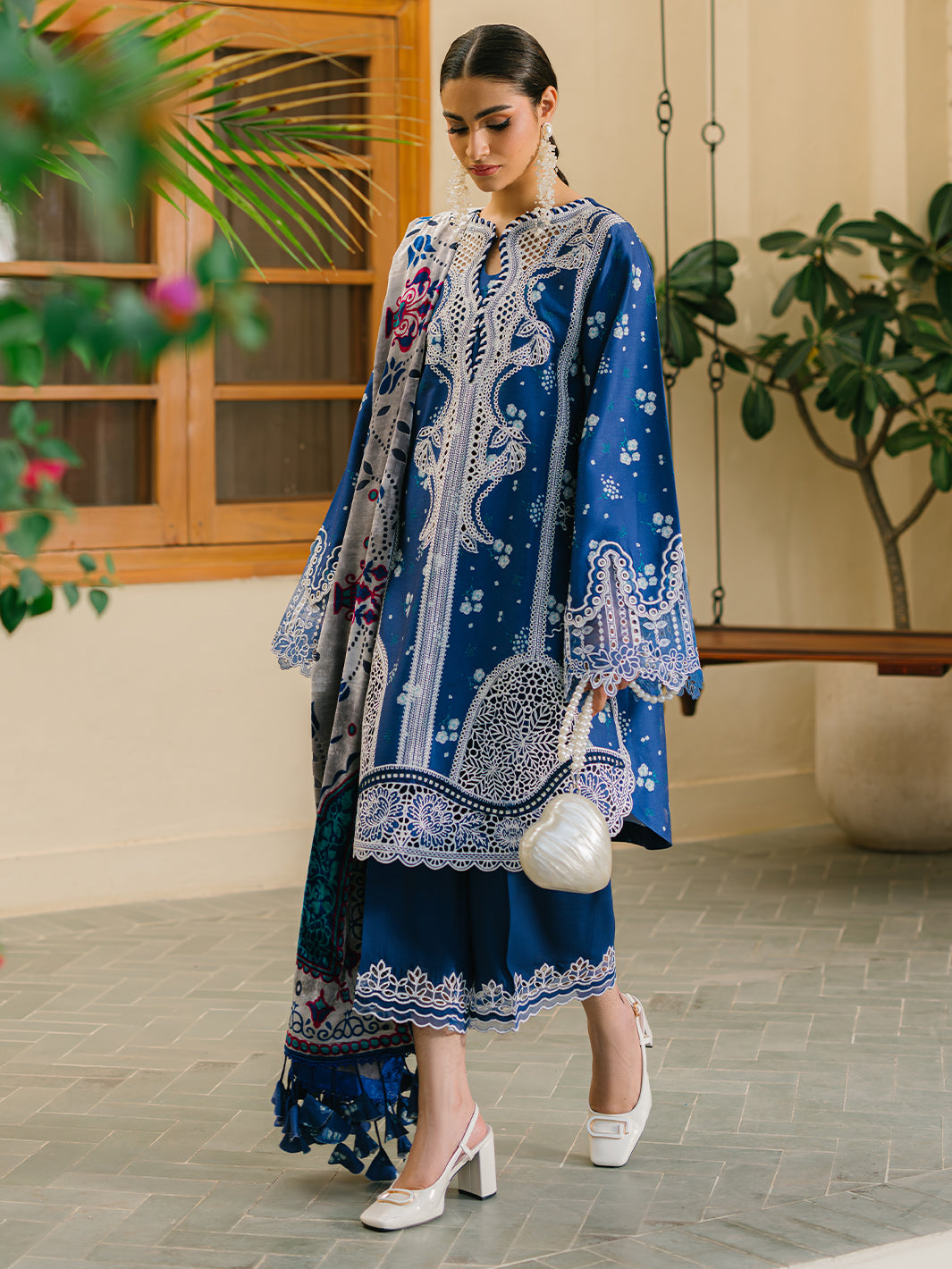 Bin Ilyas | Olivia Embroidered Winter 24 |  527 - B by Bin Ilyas - Designer Dress - Type: Ladies Clothes - Available at Libayah - 100% Original