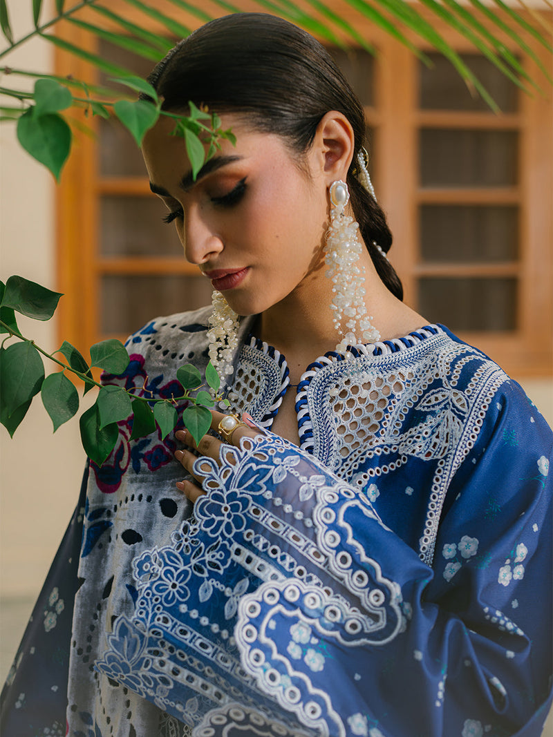 Bin Ilyas | Olivia Embroidered Winter 24 |  527 - B by Bin Ilyas - Designer Dress - Type: Ladies Clothes - Available at Libayah - 100% Original