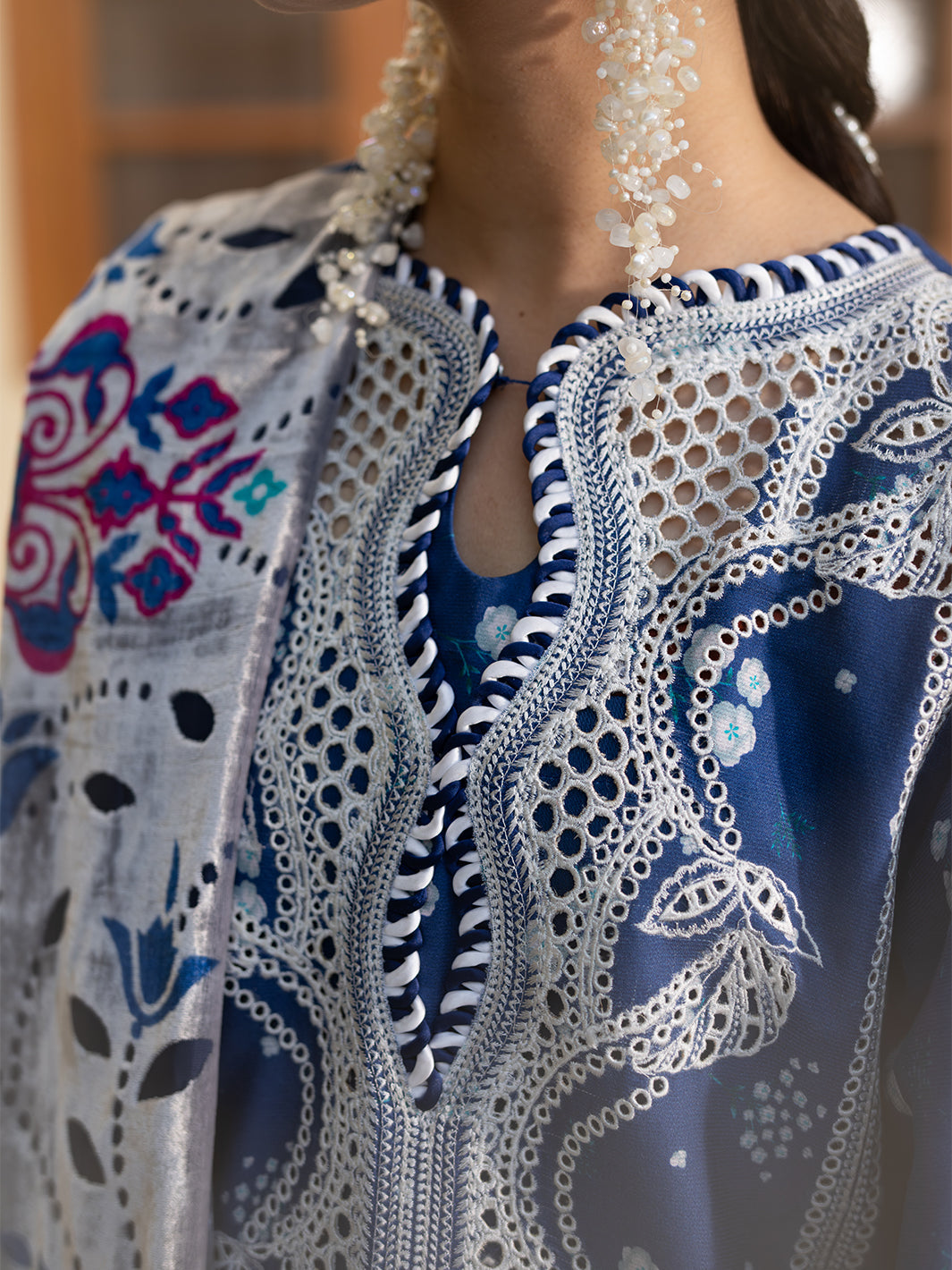 Bin Ilyas | Olivia Embroidered Winter 24 |  527 - B by Bin Ilyas - Designer Dress - Type: Ladies Clothes - Available at Libayah - 100% Original