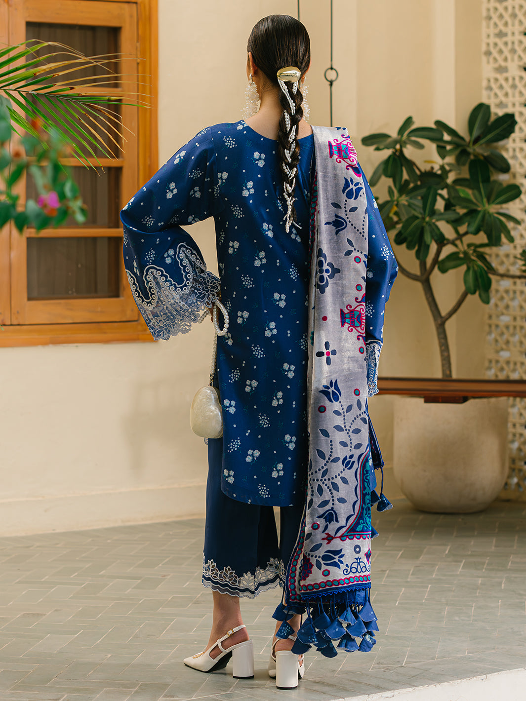 Bin Ilyas | Olivia Embroidered Winter 24 |  527 - B by Bin Ilyas - Designer Dress - Type: Ladies Clothes - Available at Libayah - 100% Original