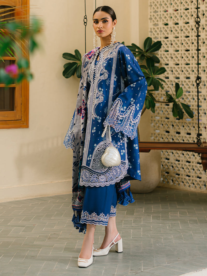 Bin Ilyas | Olivia Embroidered Winter 24 |  527 - B by Bin Ilyas - Designer Dress - Type: Ladies Clothes - Available at Libayah - 100% Original