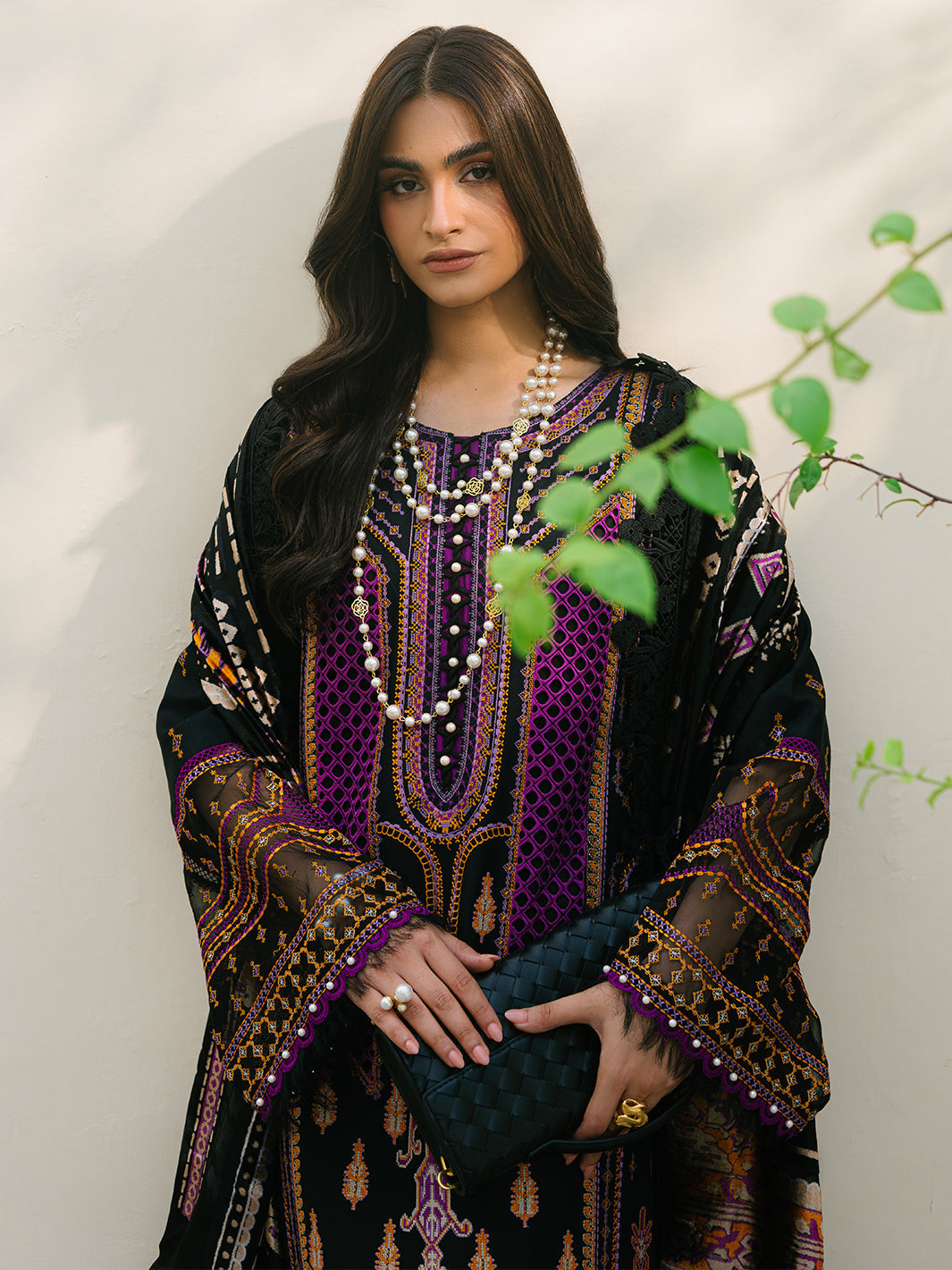 Bin Ilyas | Olivia Embroidered Winter 24 |  522 - B by Bin Ilyas - Designer Dress - Type: Ladies Clothes - Available at Libayah - 100% Original