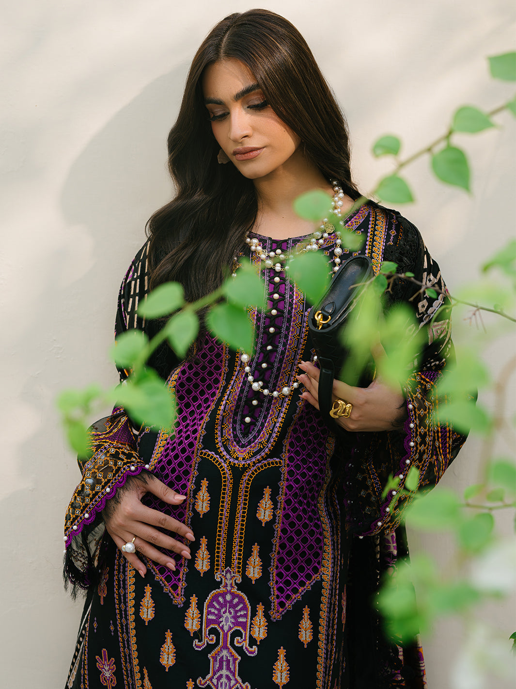 Bin Ilyas | Olivia Embroidered Winter 24 |  522 - B by Bin Ilyas - Designer Dress - Type: Ladies Clothes - Available at Libayah - 100% Original