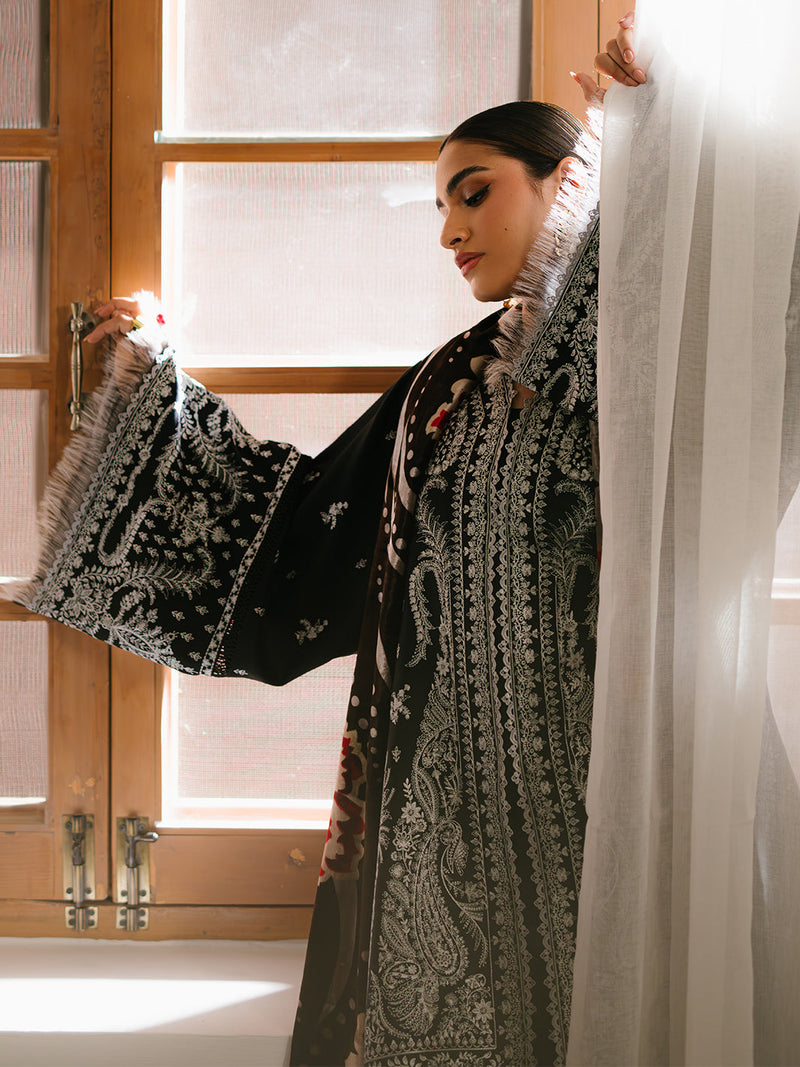 Bin Ilyas | Olivia Embroidered Winter 24 |  523 - B by Bin Ilyas - Designer Dress - Type: Ladies Clothes - Available at Libayah - 100% Original