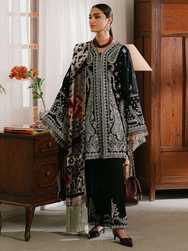 Bin Ilyas | Olivia Embroidered Winter 24 |  523 - B by Bin Ilyas - Designer Dress - Type: Ladies Clothes - Available at Libayah - 100% Original