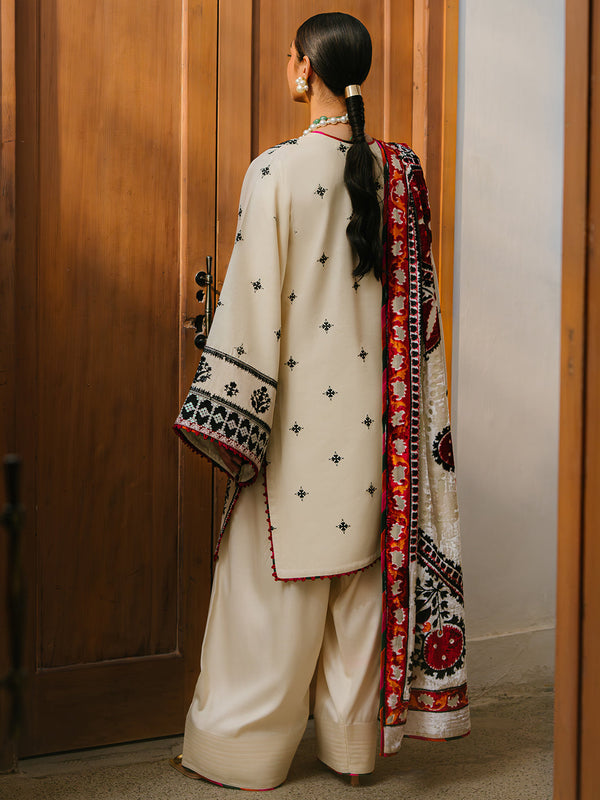 Bin Ilyas | Olivia Embroidered Winter 24 |  524 - A by Bin Ilyas - Designer Dress - Type: Ladies Clothes - Available at Libayah - 100% Original