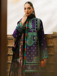 Bin Ilyas | Olivia Embroidered Winter 24 |   524 - B by Bin Ilyas - Designer Dress - Type: Ladies Clothes - Available at Libayah - 100% Original