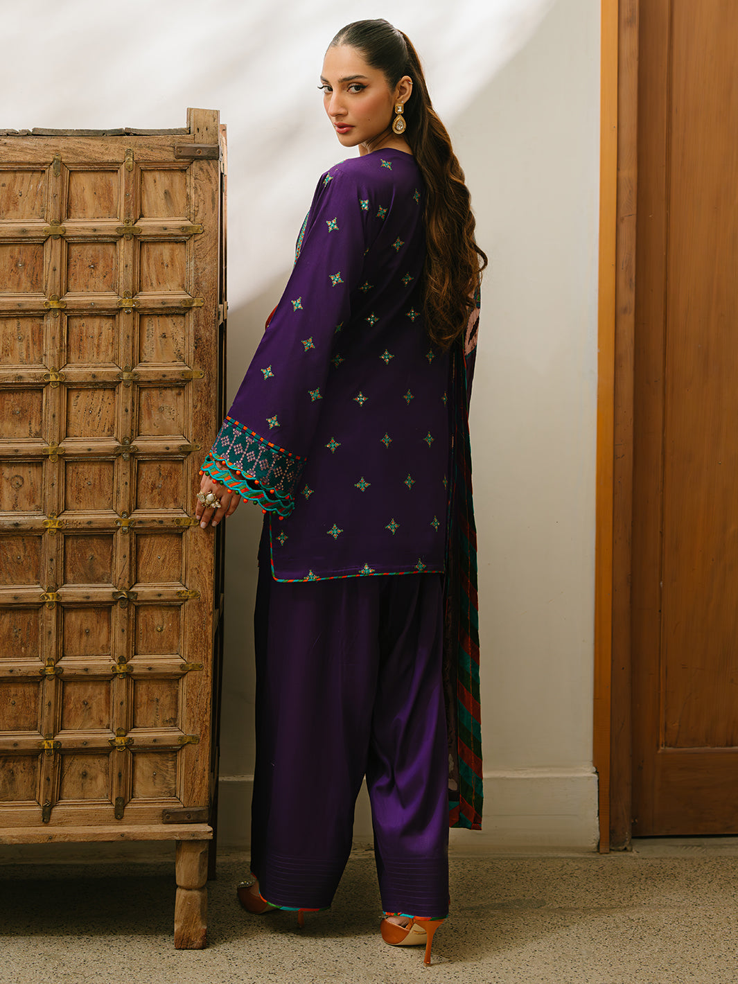 Bin Ilyas | Olivia Embroidered Winter 24 |   524 - B by Bin Ilyas - Designer Dress - Type: Ladies Clothes - Available at Libayah - 100% Original