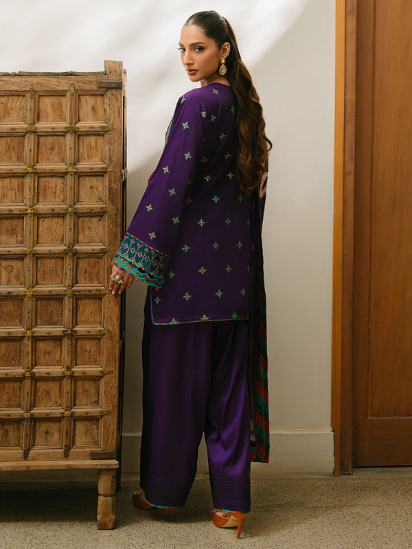 Bin Ilyas | Olivia Embroidered Winter 24 |   524 - B by Bin Ilyas - Designer Dress - Type: Ladies Clothes - Available at Libayah - 100% Original