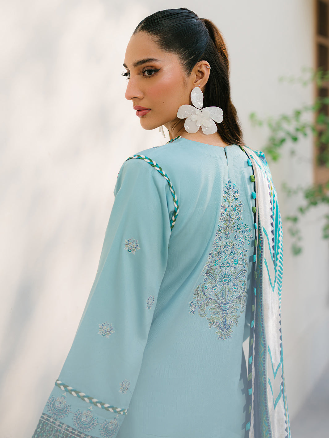 Bin Ilyas | Olivia Embroidered Winter 24 |  525 - A by Bin Ilyas - Designer Dress - Type: Ladies Clothes - Available at Libayah - 100% Original