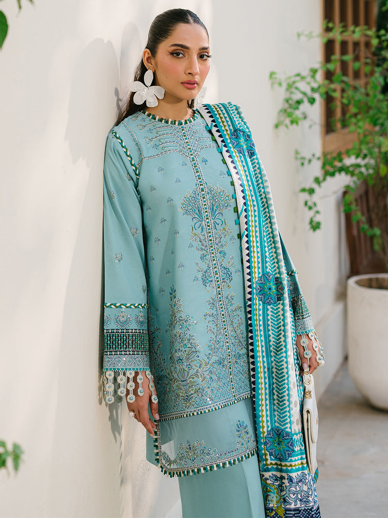 Bin Ilyas | Olivia Embroidered Winter 24 |  525 - A by Bin Ilyas - Designer Dress - Type: Ladies Clothes - Available at Libayah - 100% Original