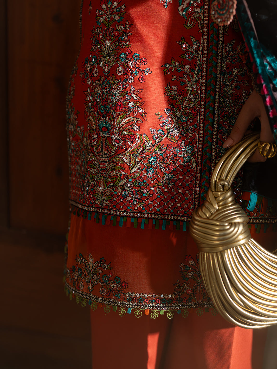 Bin Ilyas | Olivia Embroidered Winter 24 |  525 - B by Bin Ilyas - Designer Dress - Type: Ladies Clothes - Available at Libayah - 100% Original
