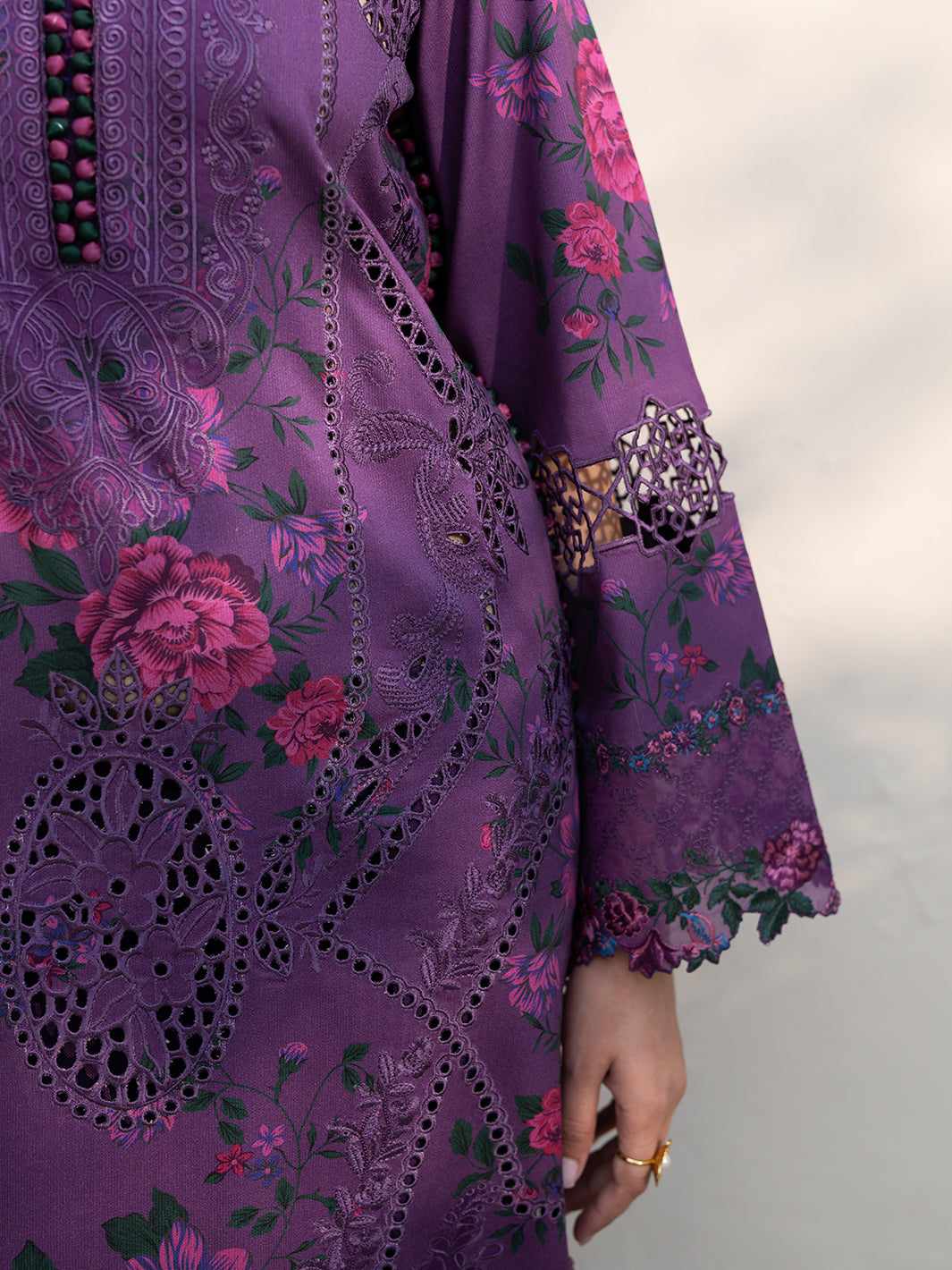 Bin Ilyas | Olivia Embroidered Winter 24 | 526 - A by Bin Ilyas - Designer Dress - Type: Ladies Clothes - Available at Libayah - 100% Original