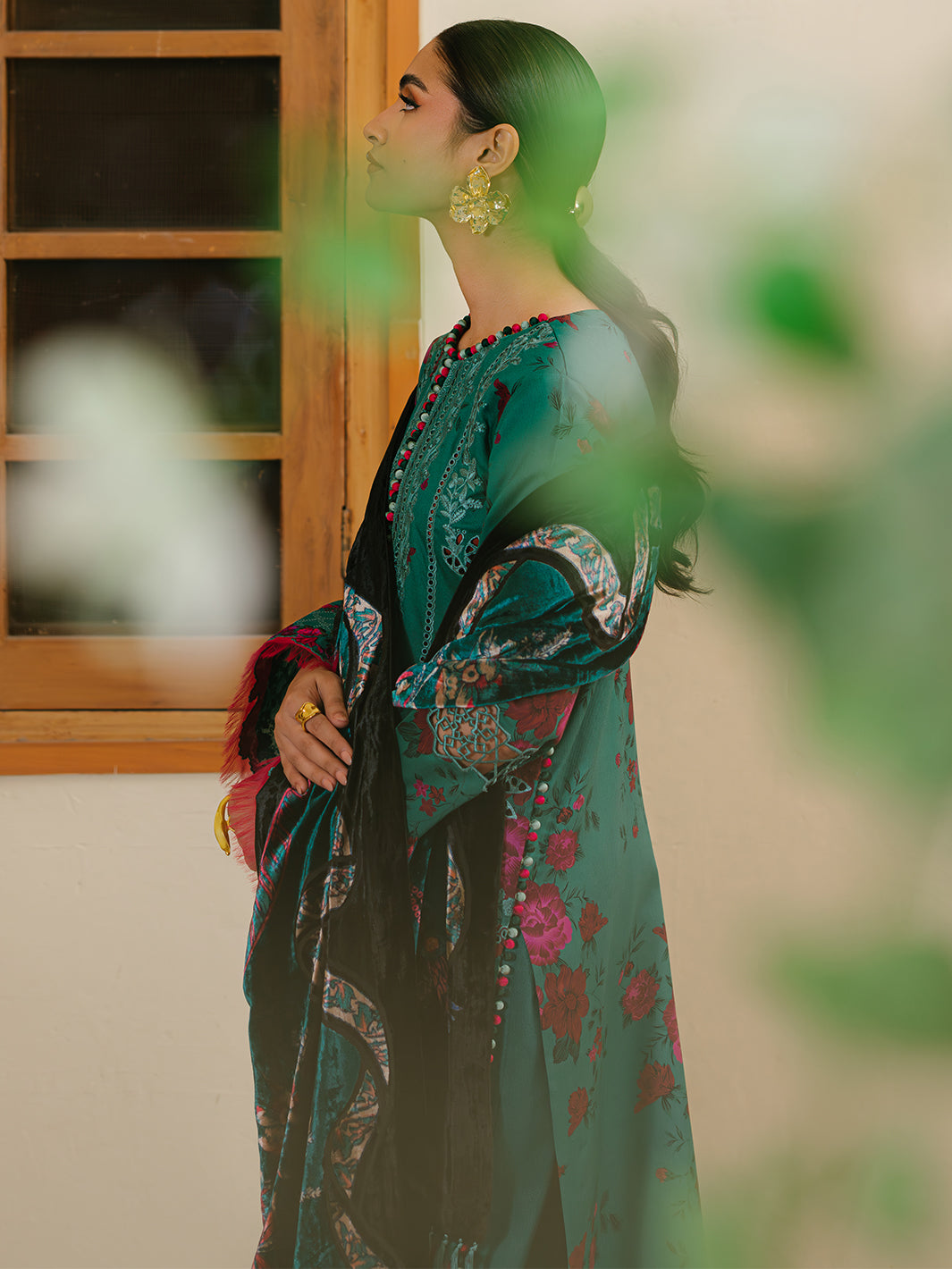 Bin Ilyas | Olivia Embroidered Winter 24 |  526 - B by Bin Ilyas - Designer Dress - Type: Ladies Clothes - Available at Libayah - 100% Original