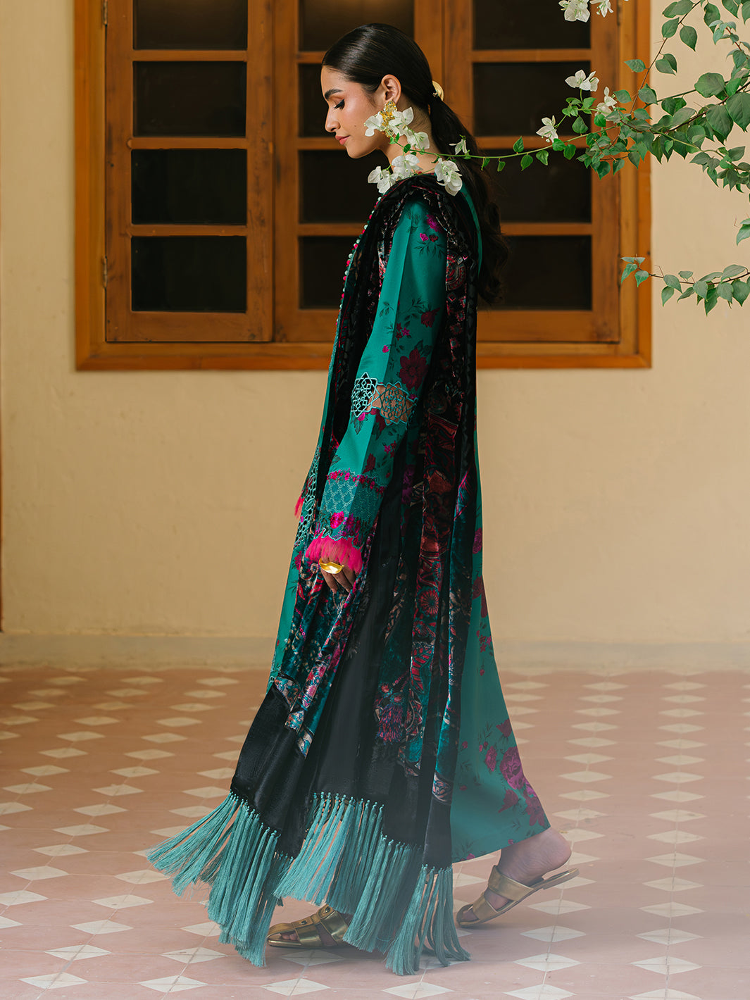 Bin Ilyas | Olivia Embroidered Winter 24 |  526 - B by Bin Ilyas - Designer Dress - Type: Ladies Clothes - Available at Libayah - 100% Original